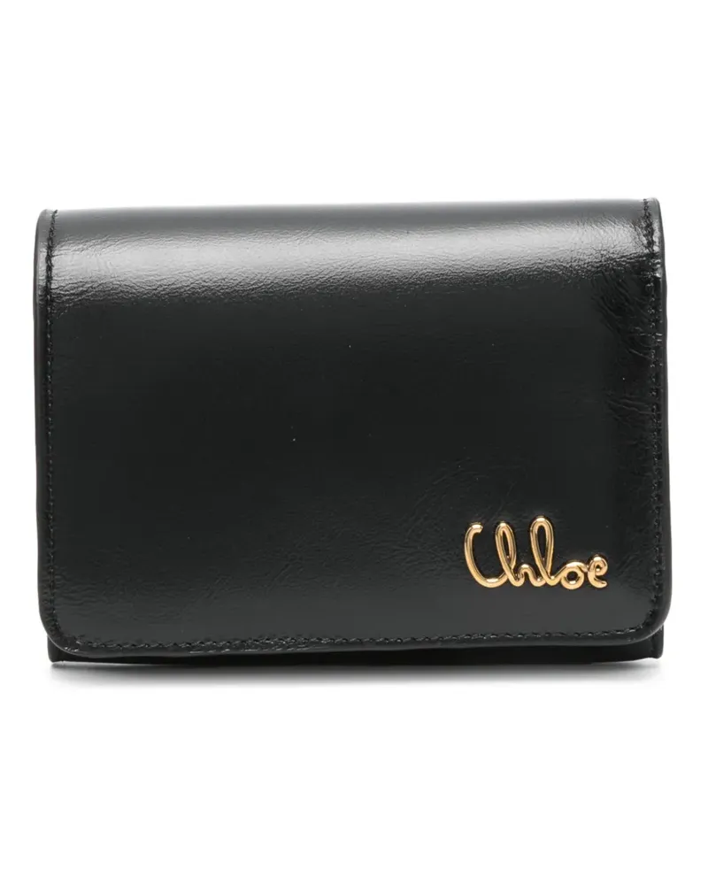 Chloé Kleines Iconic Portemonnaie - Schwarz Schwarz
