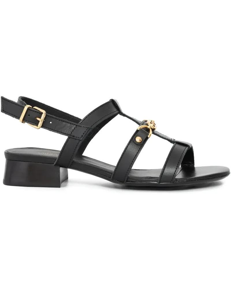 Sarah Chofakian Le Croque Madame Sandalen mit Schnallenverschluss 20mm - Schwarz Schwarz