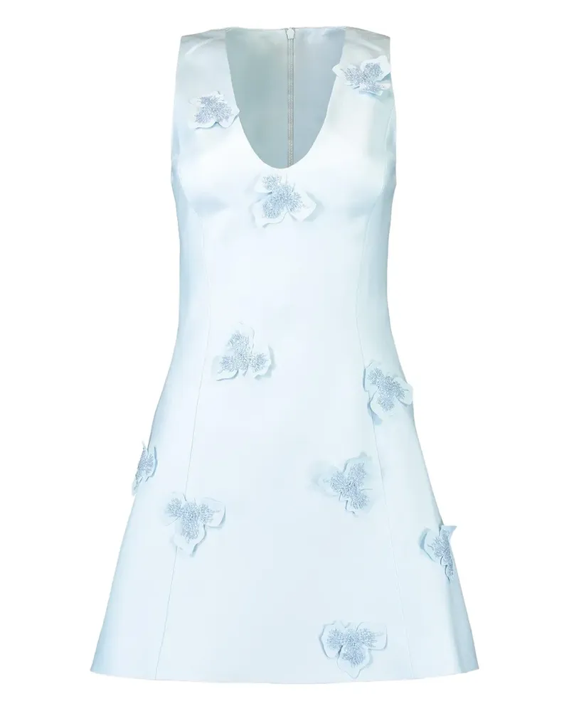 Acler Blairhall floral V-neck dress - Blau Blau