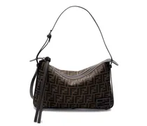 Mittelgroße Simply Schultertasche - Braun