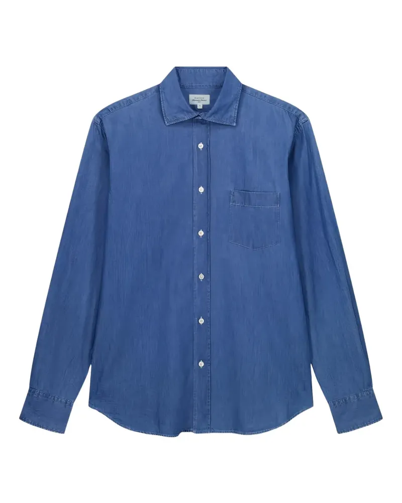 Hartford Paul pocket shirt - Blau Blau