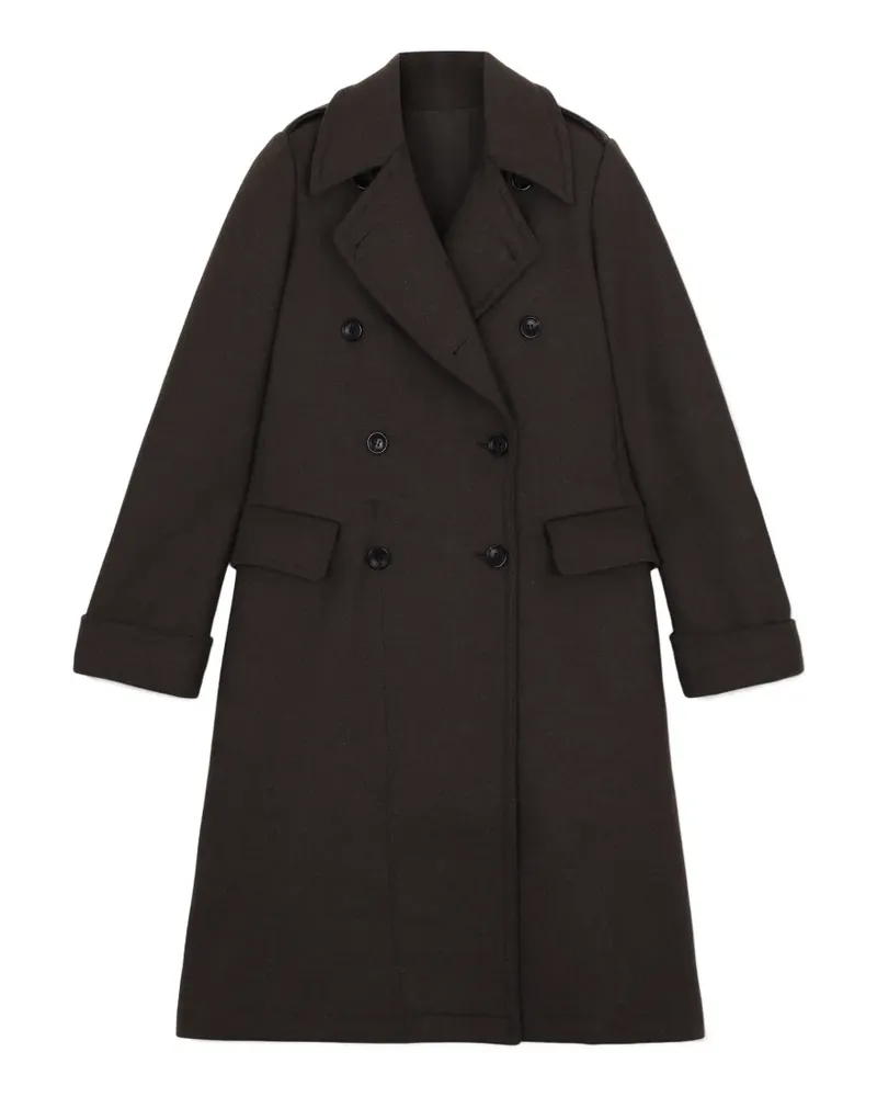 Fortela Balbo double-breasted flap coat - Grün Grün