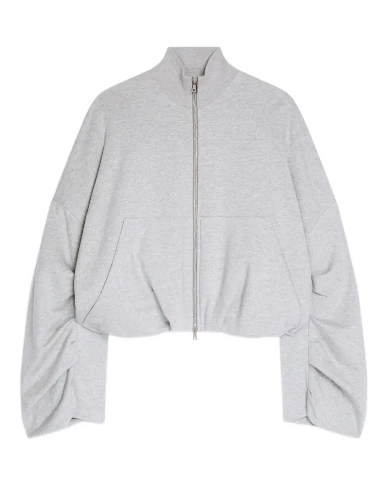 Dries van Noten Drapierte Jerseyjacke - Grau Grau