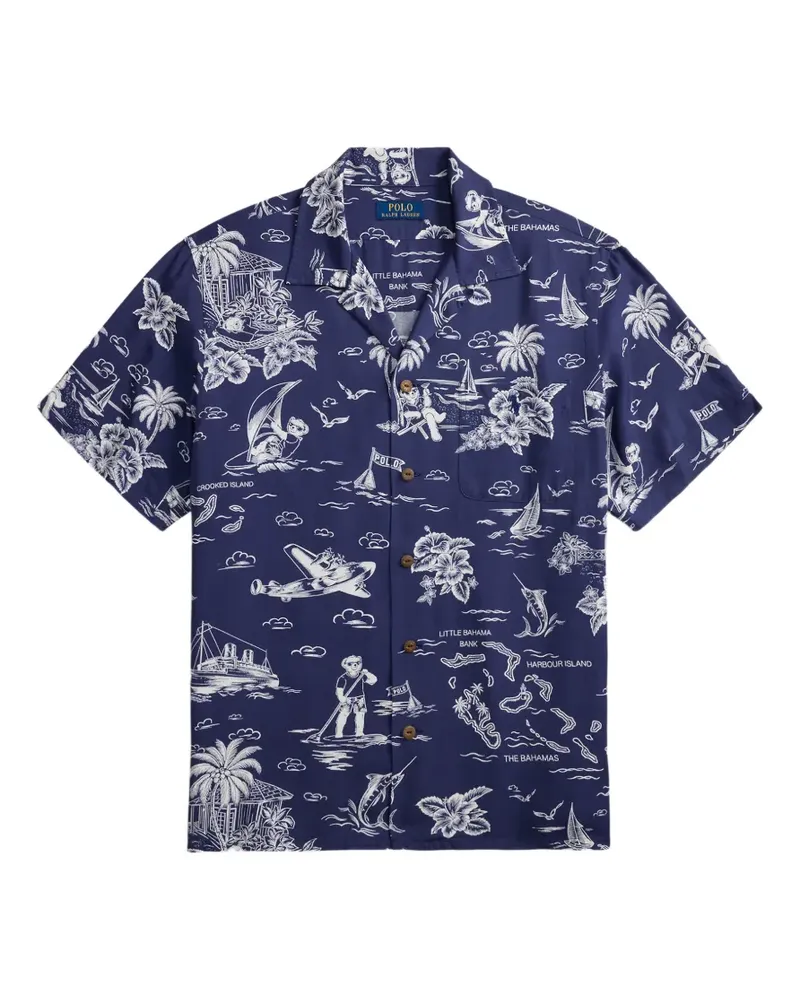 Ralph Lauren Hemd mit grafischem Print - Blau Blau