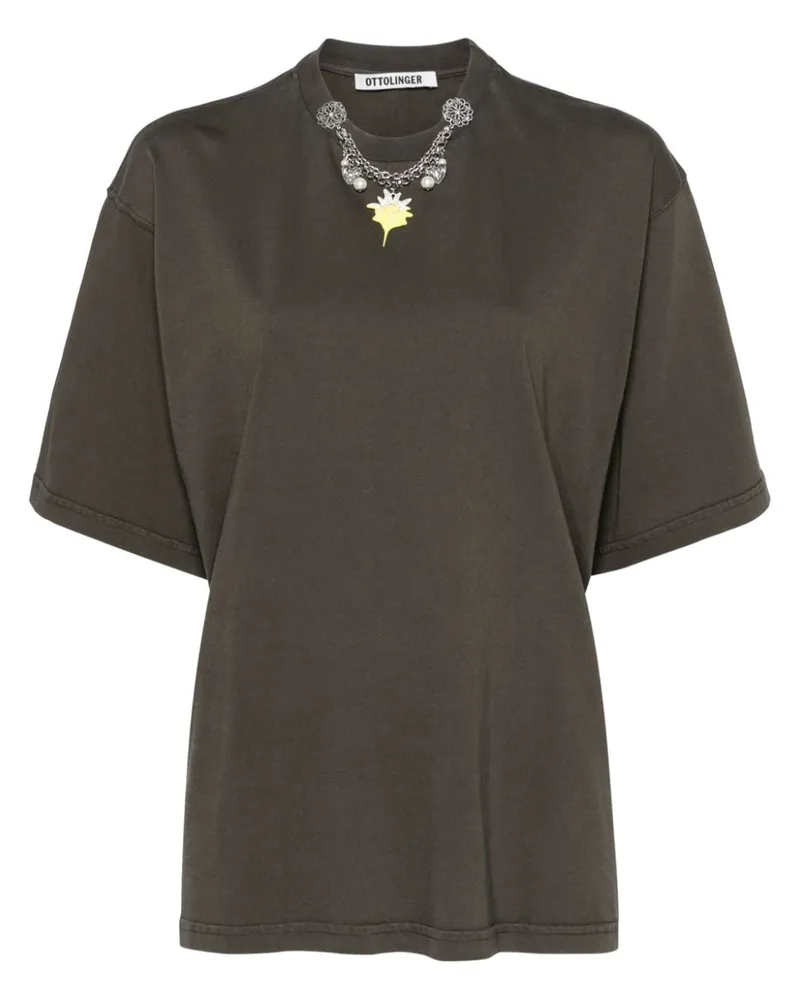 OTTOLINGER Oversized Charm T-Shirt aus Bio-Baumwolle - Braun Braun