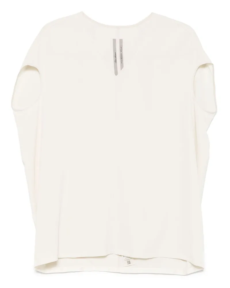 Rick Owens Floating Oberteil - Weiß Weiß