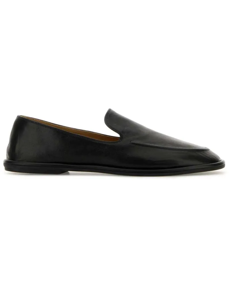 The Row Loafer mit runder Kappe - Schwarz Schwarz