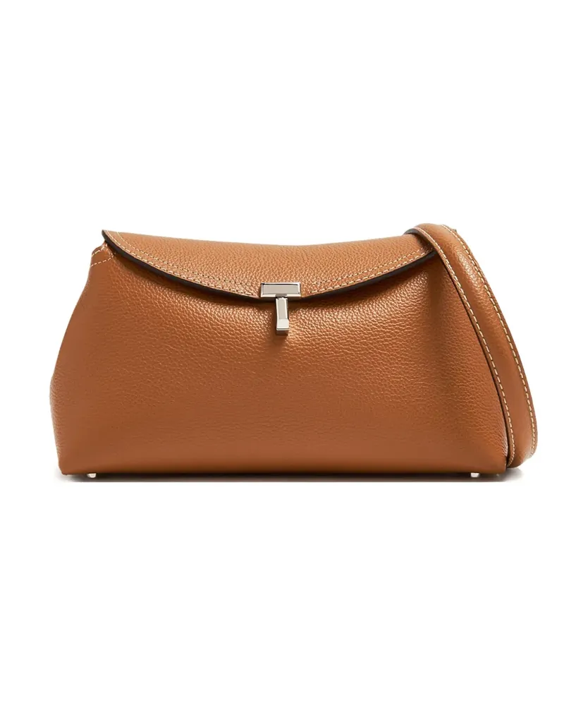 Totême T-Lock Clutch - Braun Braun