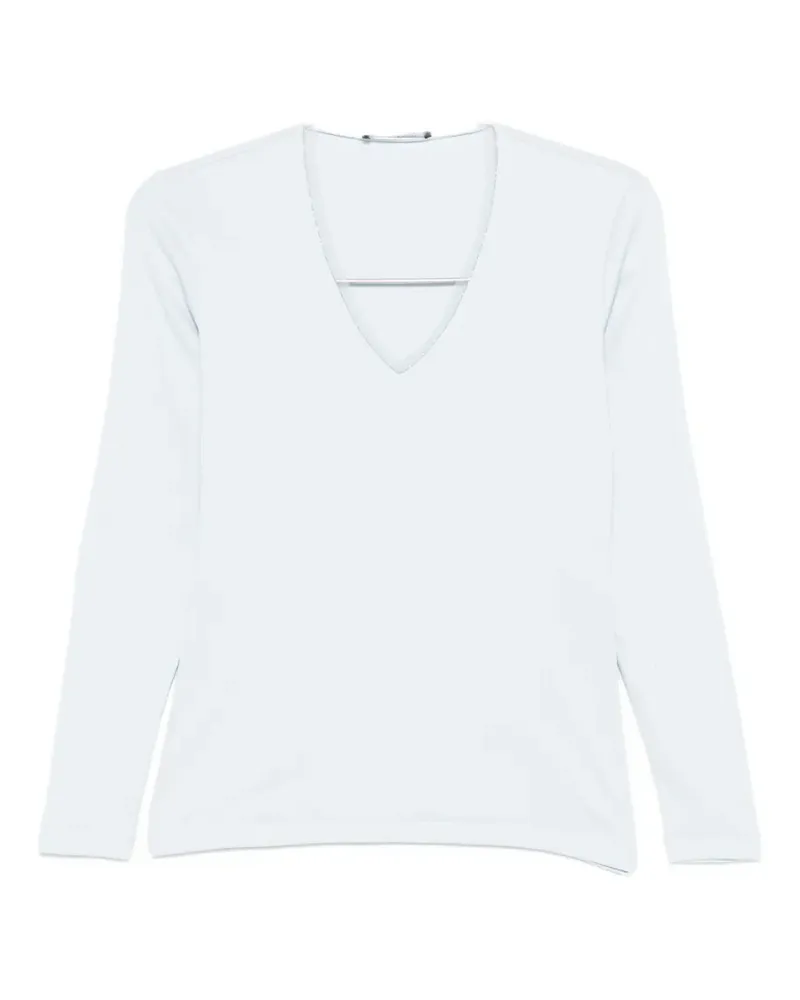 Fabiana Filippi V-neck long-sleeved sweater - Blau Blau