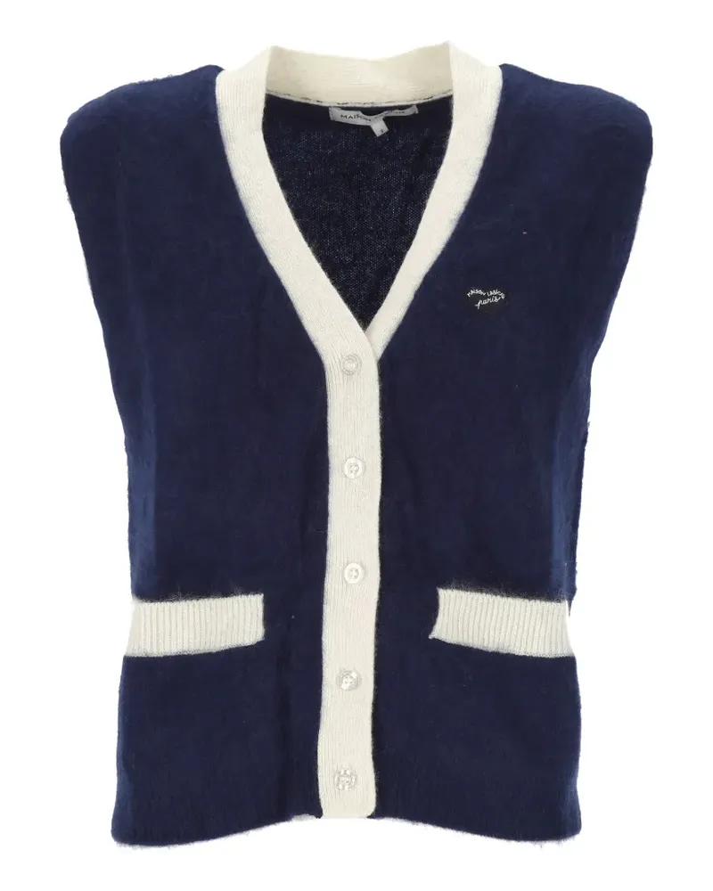 Maison Labiche Servandoni Cardigan mit V-Ausschnitt - Blau Blau