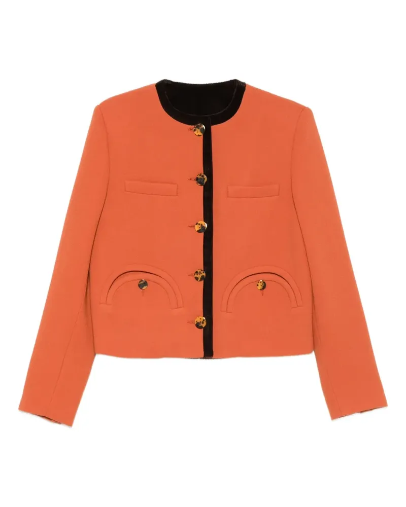 Blazé Milano Jacke mit Kontrastdetails - Orange Orange