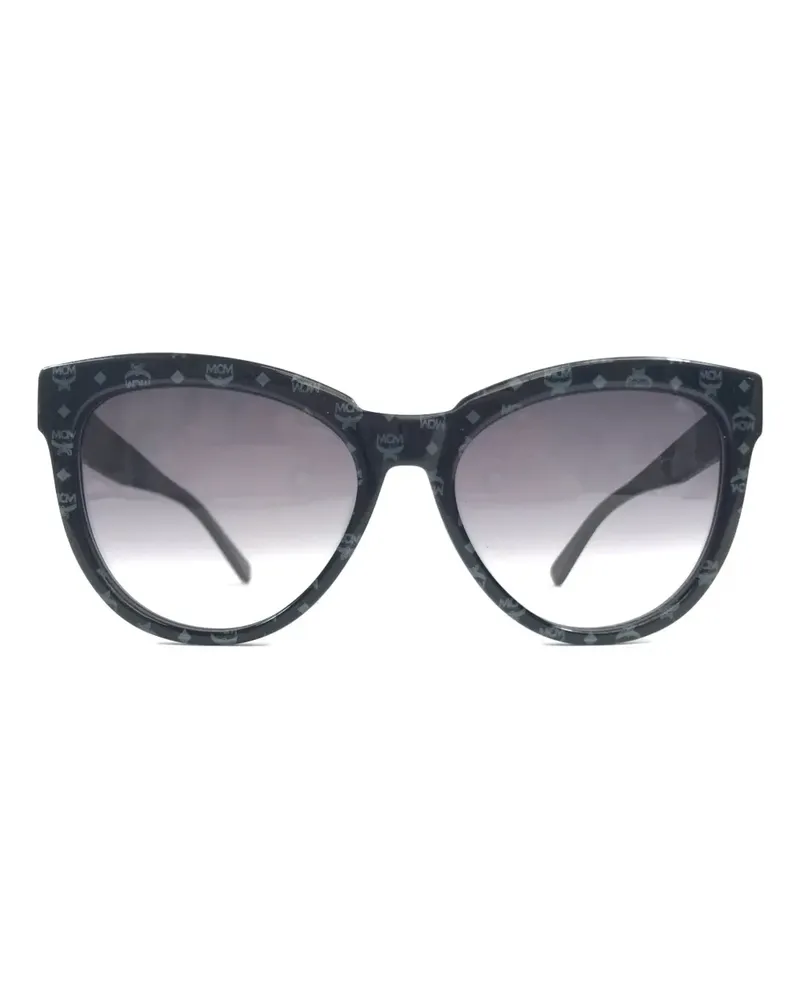 MCM Cat-Eye-Sonnenbrille mit Monogramm - Schwarz Schwarz