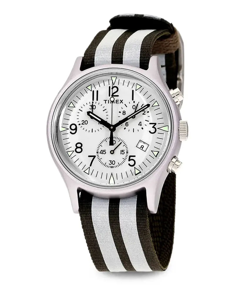Timex MK1 40mm chronograph watch - Weiß Weiß