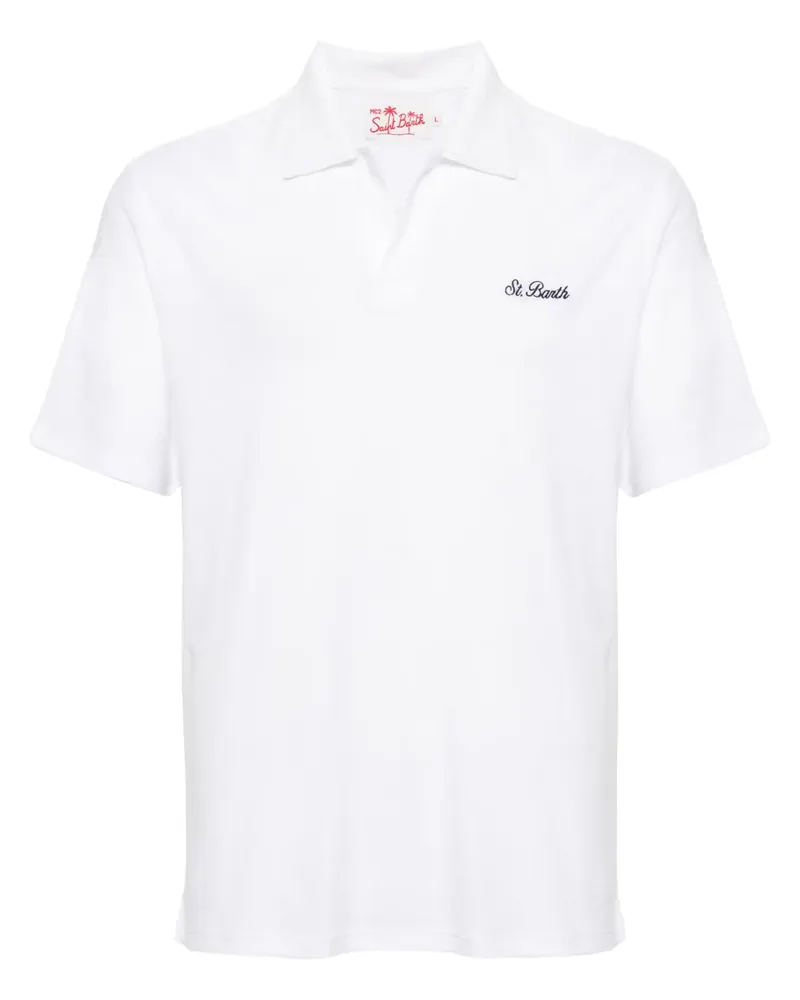 MC2 Saint Barth Jeremy Poloshirt aus Frottee - Weiß Weiß