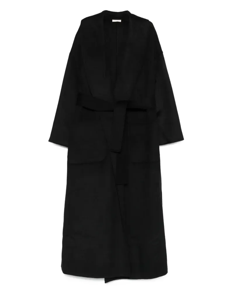 Liu Jo Mantel mit Gürtel - Schwarz Schwarz