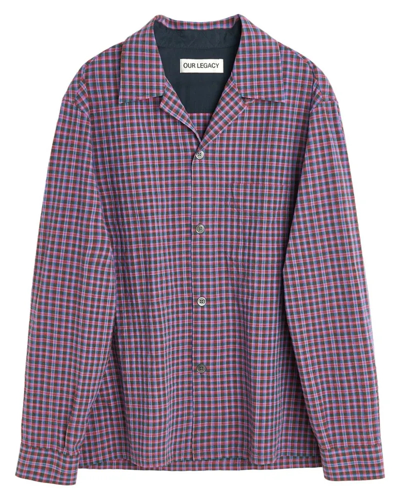 Our Legacy Heusen Hemd - Violett Violett