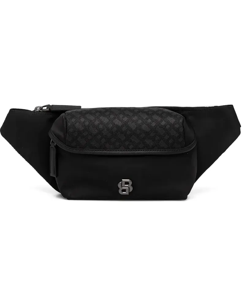 HUGO BOSS Gürteltasche mit Logo-Schild - Schwarz Schwarz
