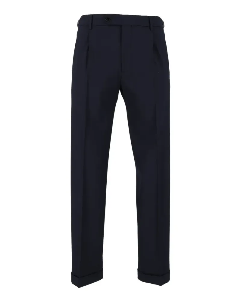Berwich Retro Long pleated trousers - Blau Blau