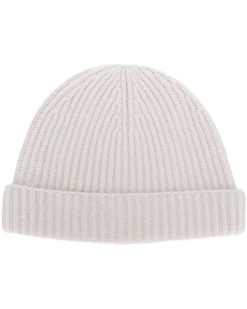 N.Peal Beanie aus Kaschmir - Grau Grau