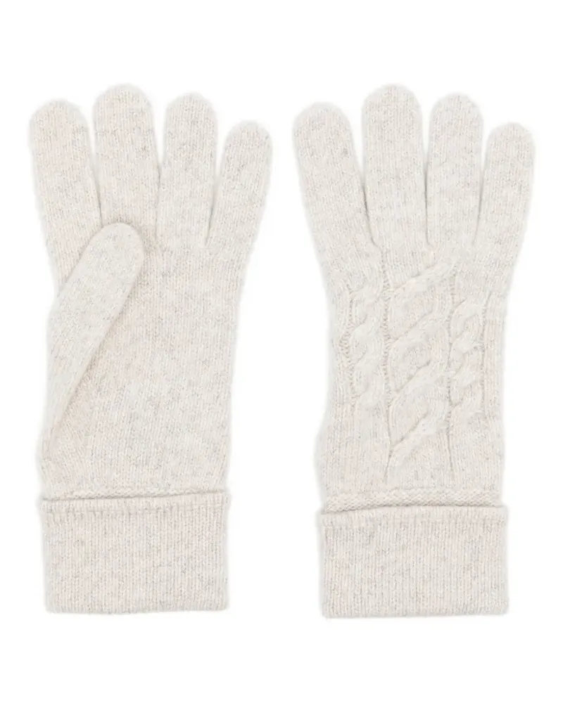 N.Peal Handschuhe aus Kaschmir - Grau Grau