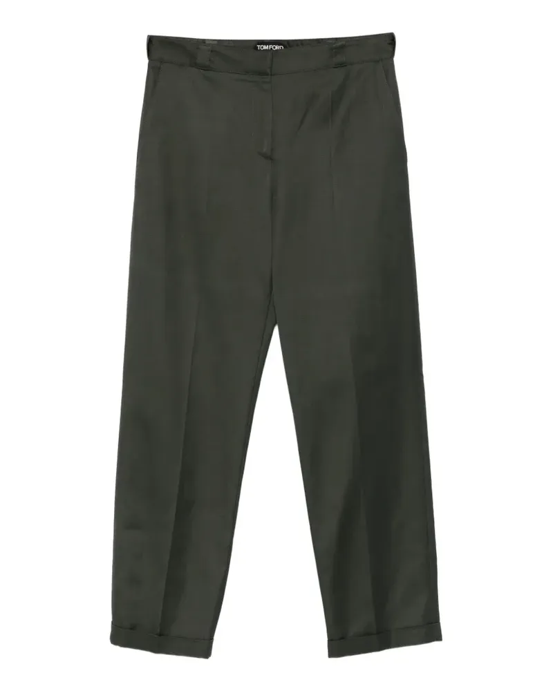 Tom Ford cuffed trousers - Grün Grün