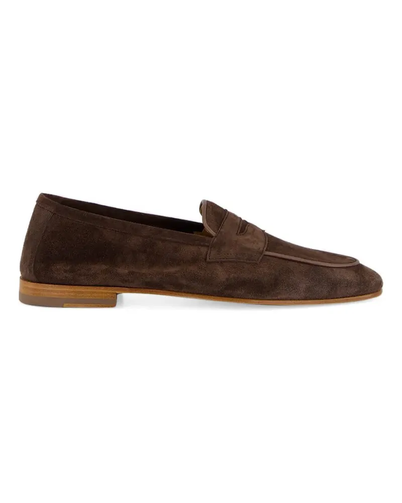 Frescobol Carioca Leme suede loafers - Braun Braun