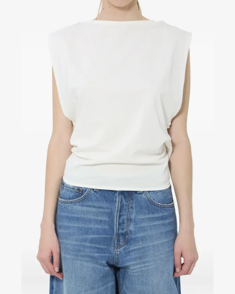 Jacquemus Moisson open-back top - Weiß Weiß