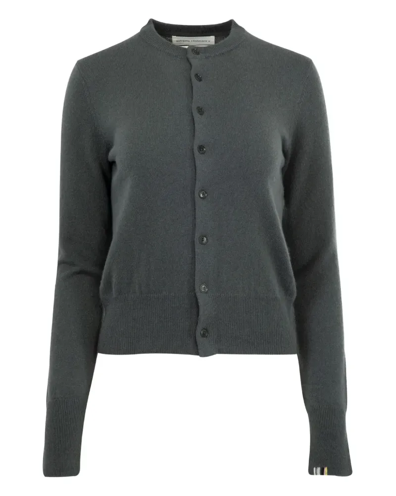 extreme cashmere Little 2 Cardigan mit Knopfleiste - Grau Grau