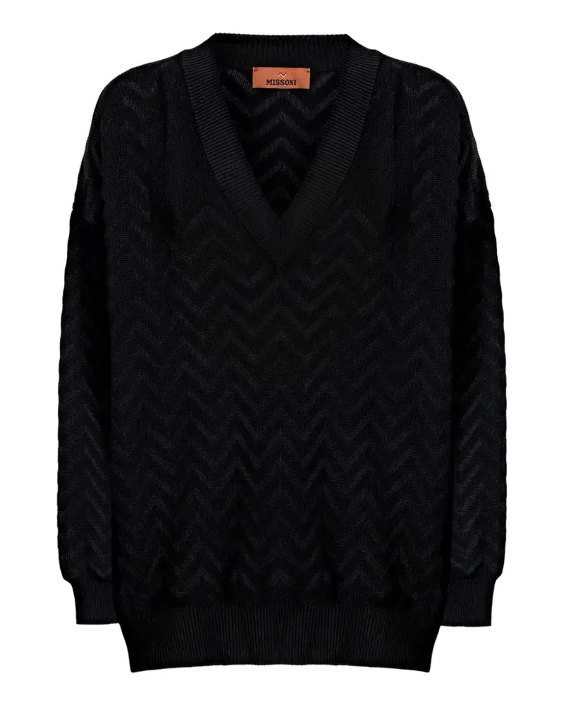 Missoni v-neck sweater - Schwarz Schwarz