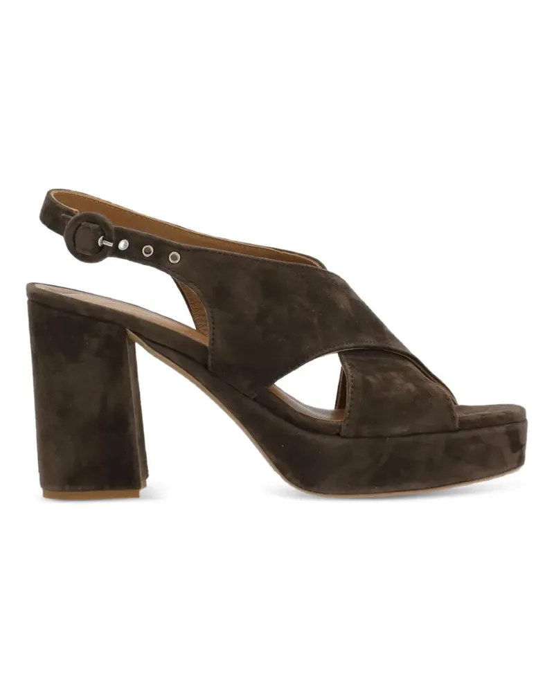Julie Dee suede heeled sandals - Braun Braun