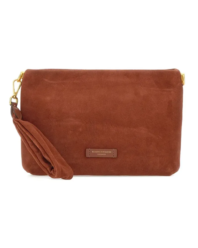 Gianni Chiarini Clutch aus Wildleder - Braun Braun