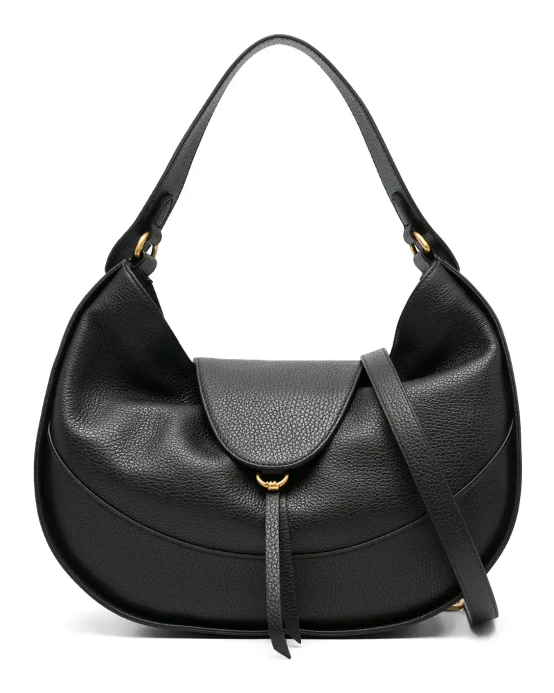 Gianni Chiarini Edith Schultertasche mit Klappe - Schwarz Schwarz