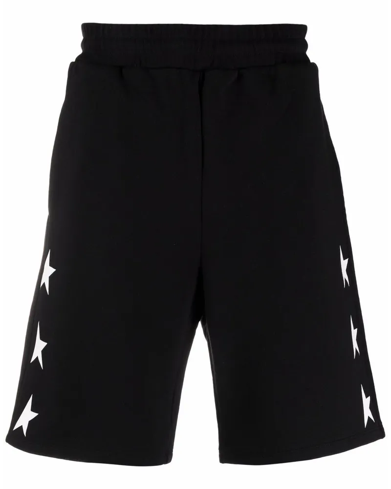 Golden Goose Shorts mit Sterne-Print - Schwarz Schwarz