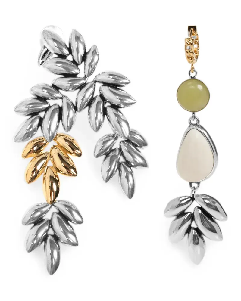 Isabel Marant Asymmetrische Hängeohrringe - Silber Silber