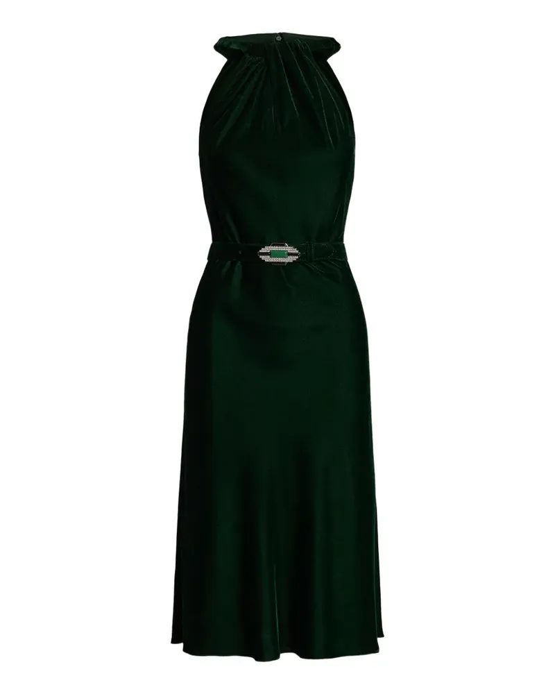Ralph Lauren Midikleid mit Gürtel - Grün Grün