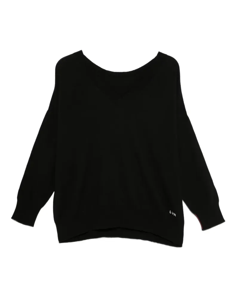 Liviana Conti V-neck sweater - Schwarz Schwarz