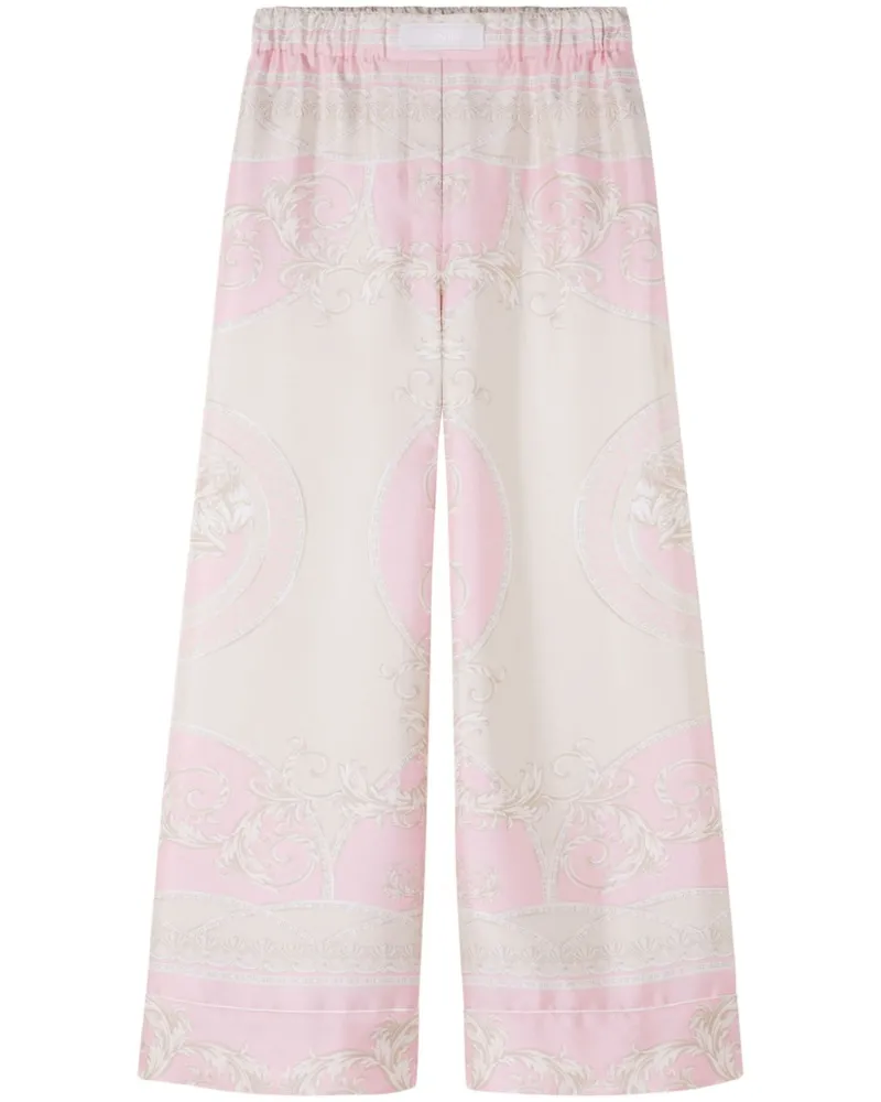 Versace La Coupe des Dieux Seidenhose - Rosa Rosa