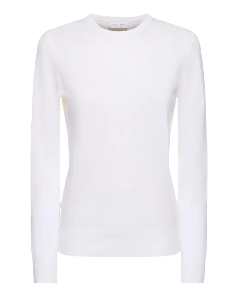 Michael Kors Klassisches Langarmshirt - Weiß Weiß