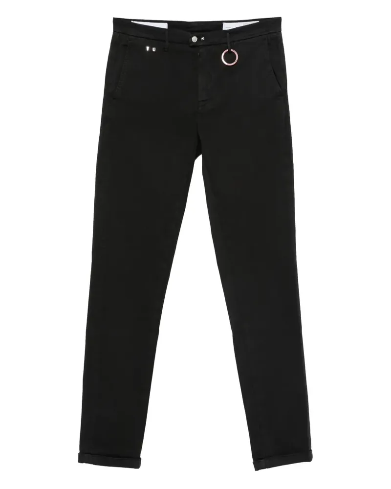 Tramarossa Klassische Slim-Fit-Jeans - Schwarz Schwarz