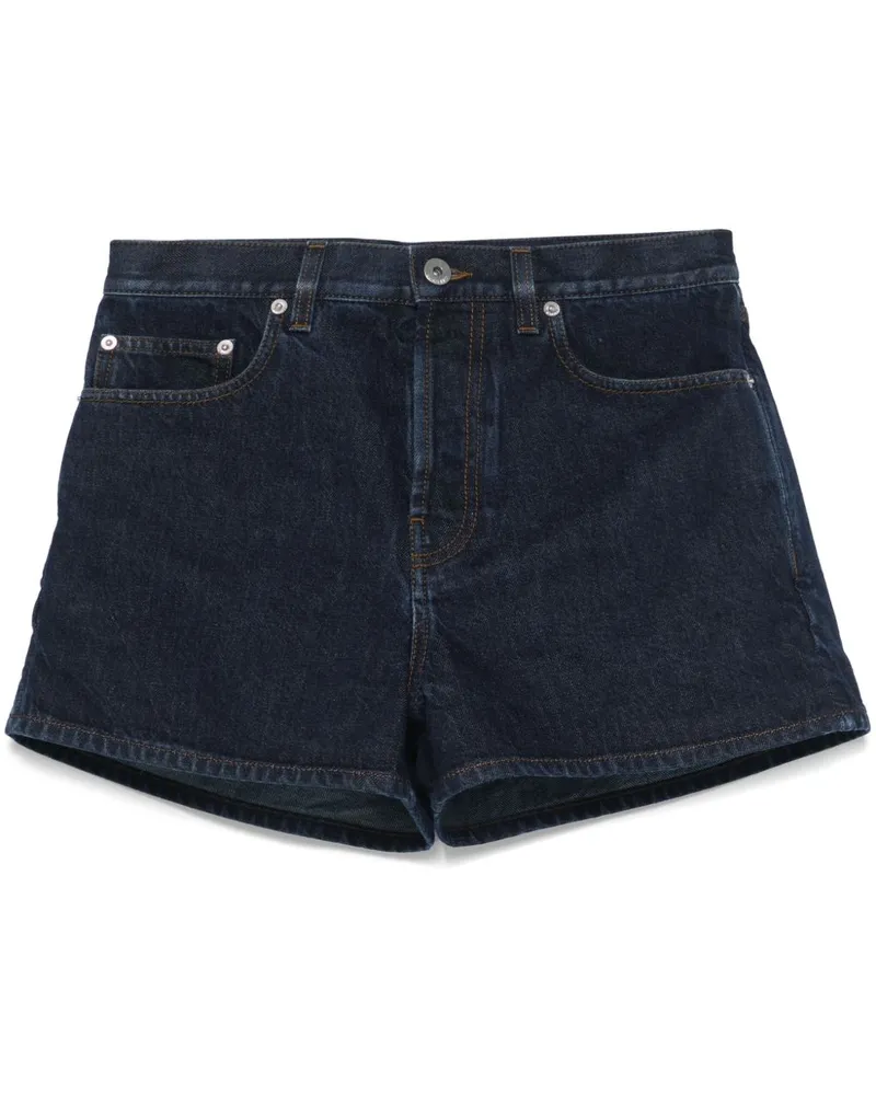 Burberry Jeans-Shorts mit Patch-Detail - Blau Blau