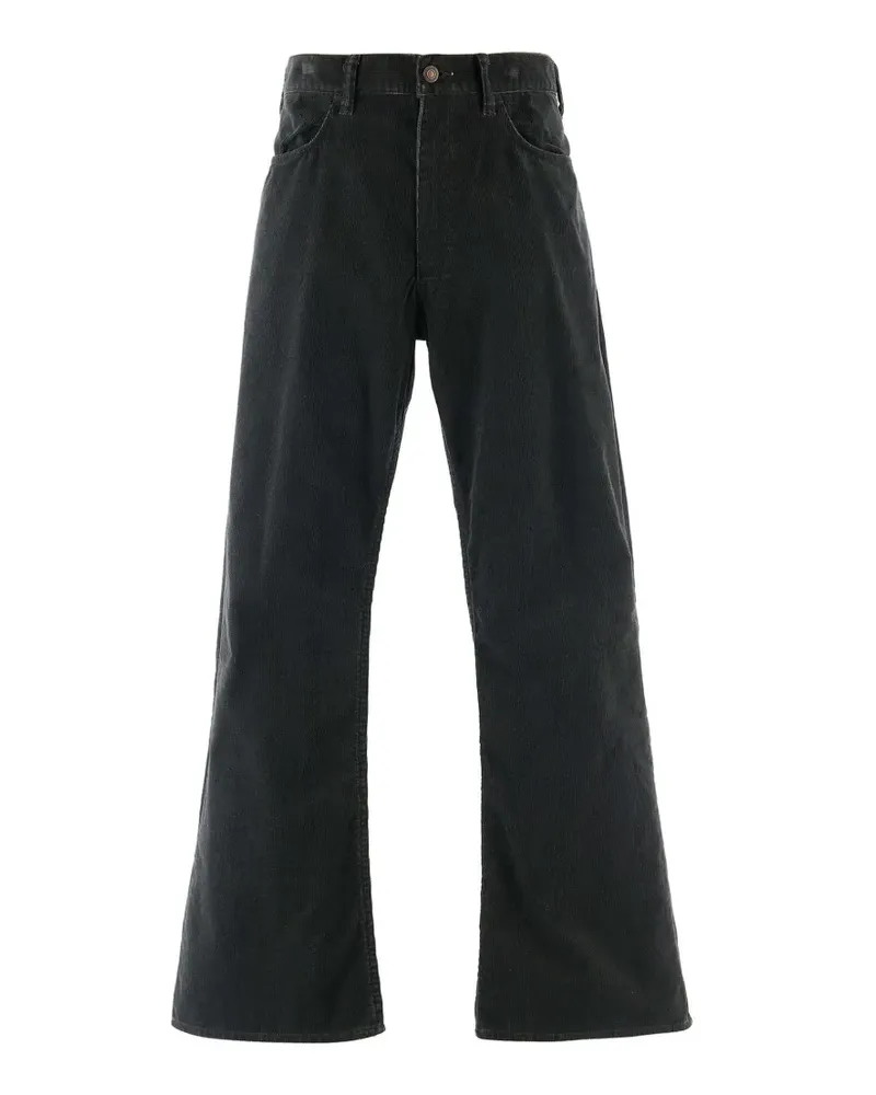 SAINT MXXXXXX Ausgestellte Cordhose - Schwarz Schwarz