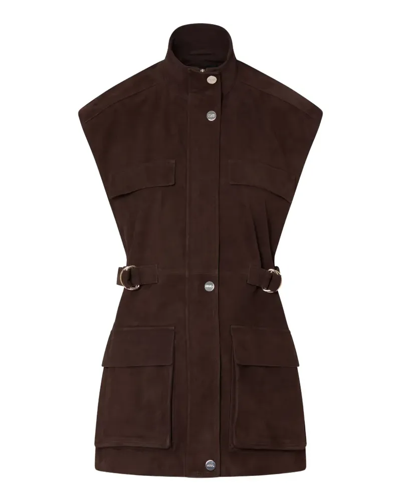 Liu Jo suede vest - Braun Braun