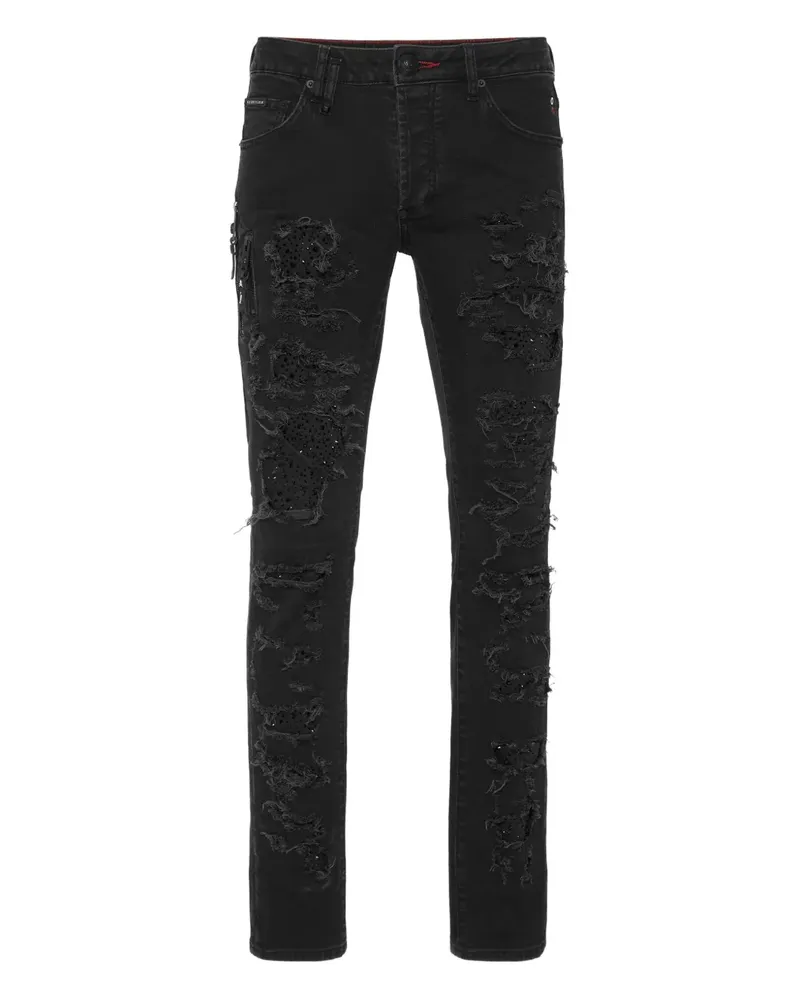 Philipp Plein Rock Star Jeans - Schwarz Schwarz