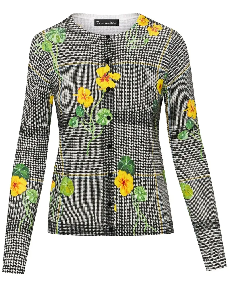 Oscar de la Renta Nasturtium Cardigan - Weiß Weiß