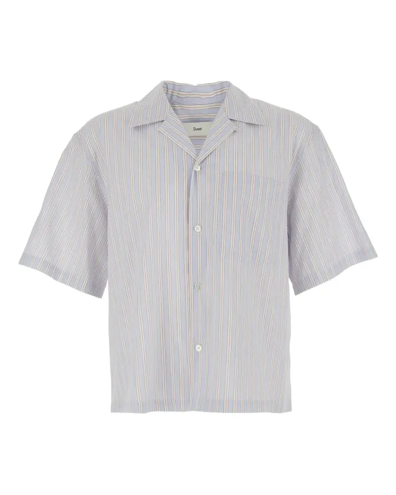 Dunst striped camp-collar shirt - Nude Nude