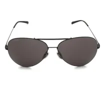 Pilotenbrille mit Doppelsteg - Schwarz