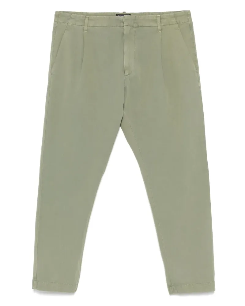 Dondup Hose mit Faltendetail - Grün Grün