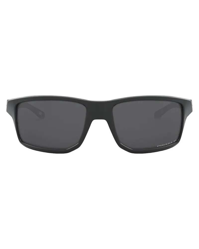Oakley Eckige Gibston Sonnenbrille - Schwarz Schwarz