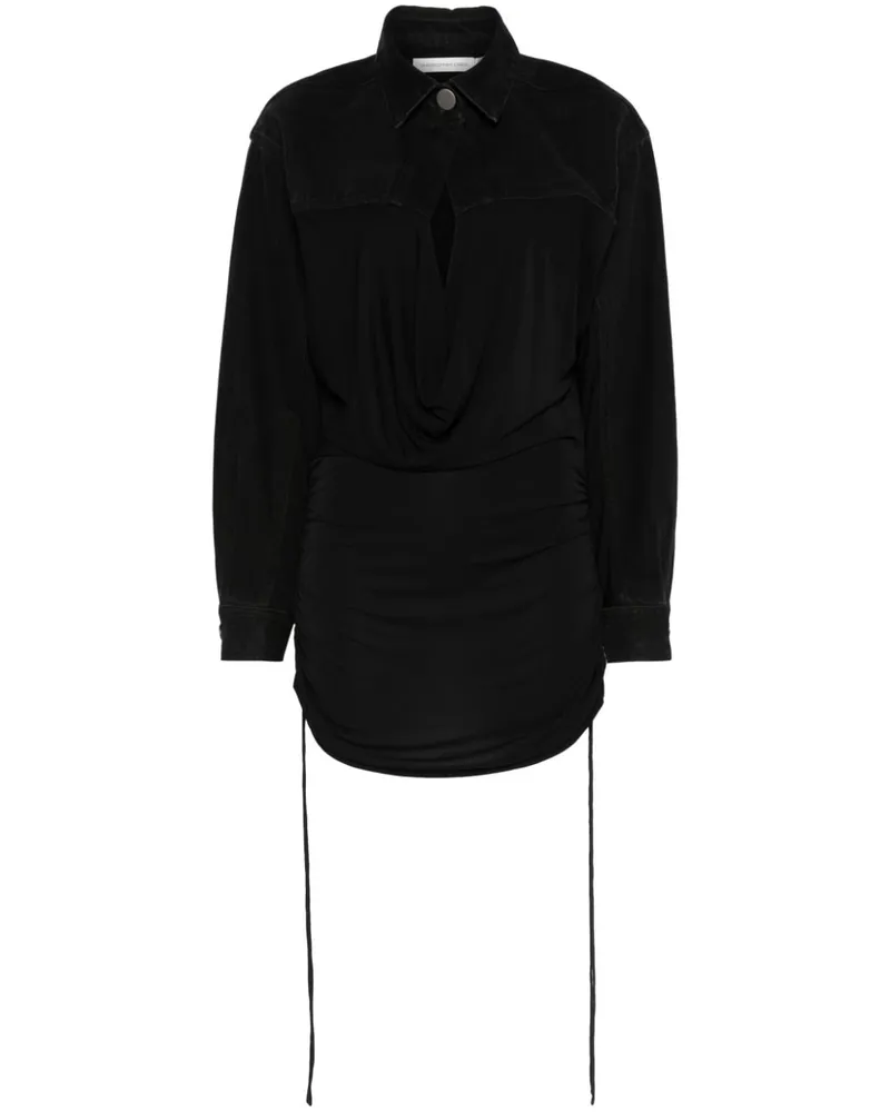 Christopher Esber Gewickeltes Sevilla Jeanskleid - Schwarz Schwarz