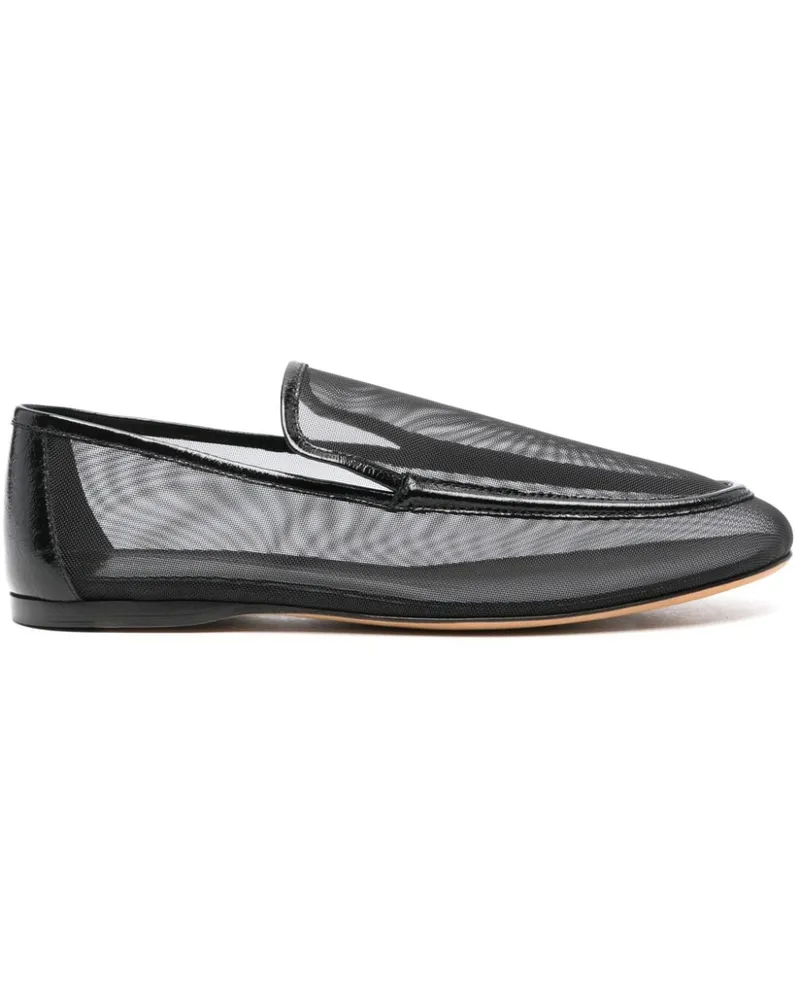 KHAITE Alessio Mesh-Loafer - Schwarz Schwarz